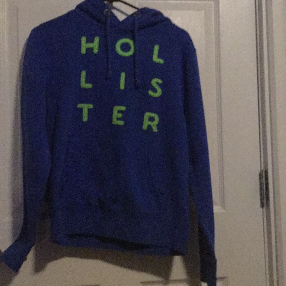 Blue hollister hoodie